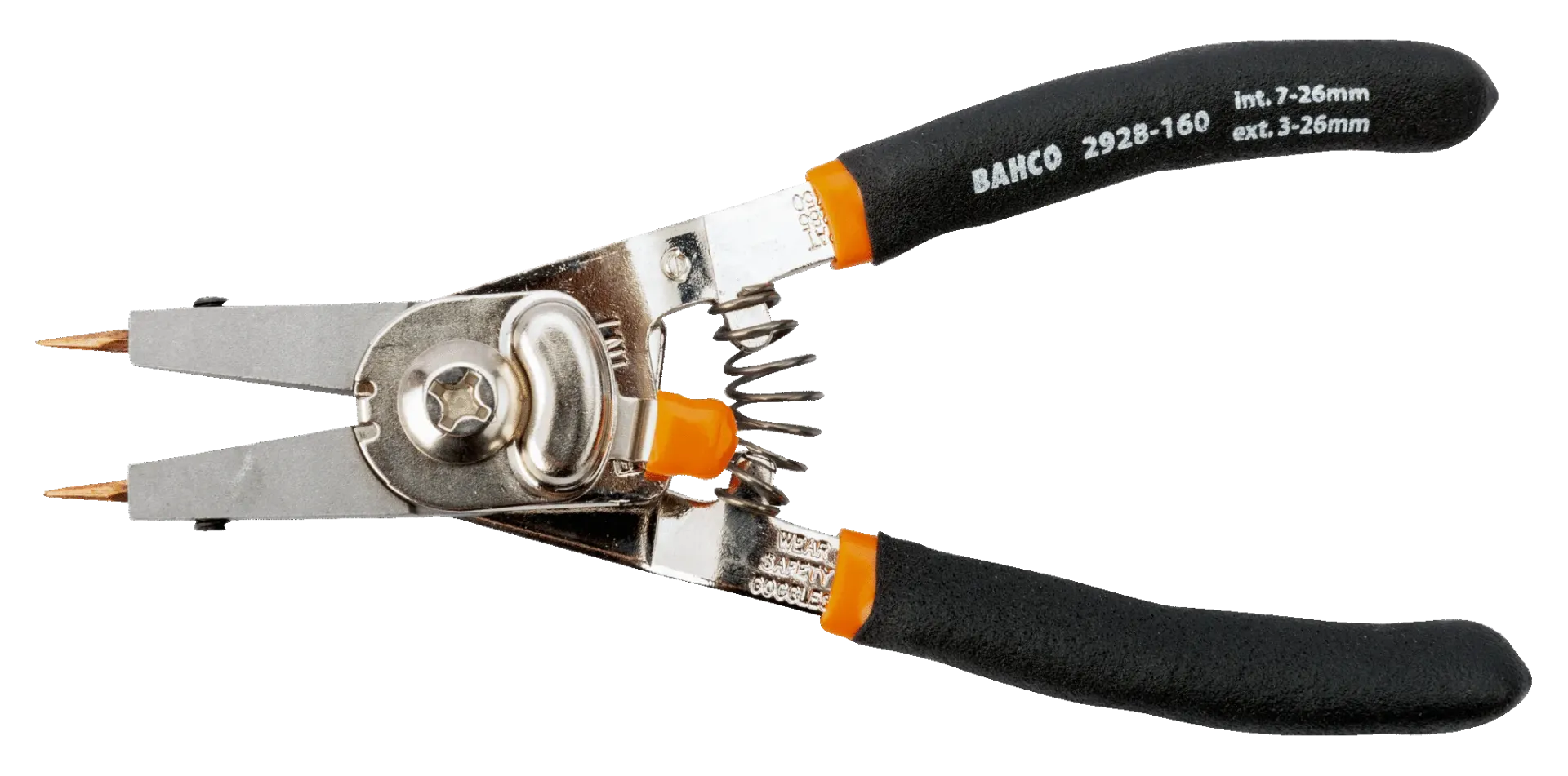 PINCE A CIRCLIPS 3 A 26 BAHCO 2928-160 INTERIEUR ET EXTERIEUR