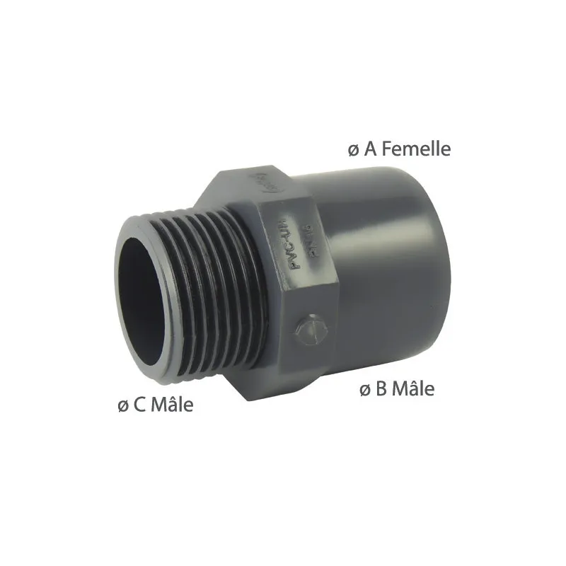 RACCORD KIFV F.50 M.63 M.50X60