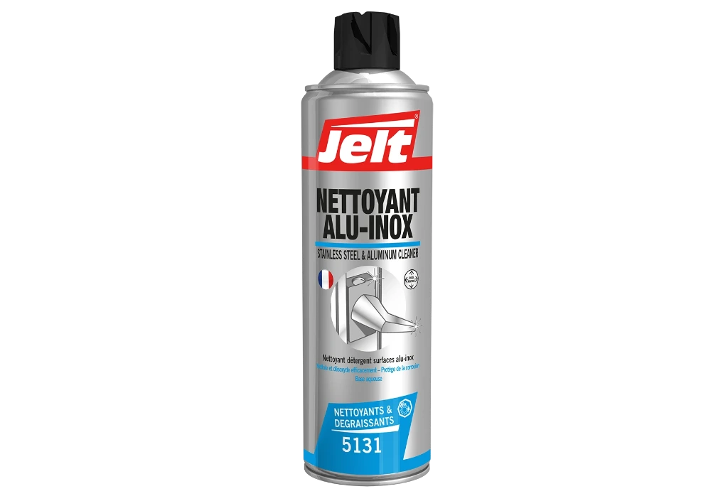 NETTOYANT DETERGENT ALU/INOX JELT 5131 AEROSOL 650/500 ML
