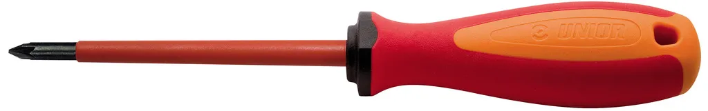 [25308650] TOURNEVIS POZIDRIV 623 N°1X80 ELECTRICIEN BI ROUGE/ORANGE