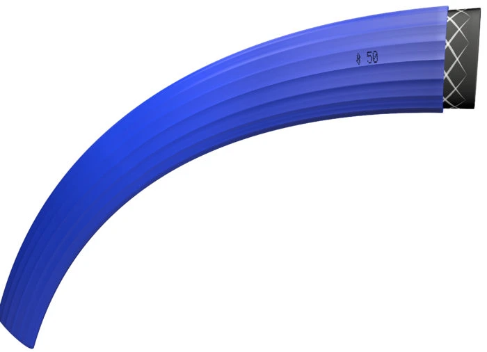 [29528] TUYAU TRICOFLAT BLEU 40 MM ENROULEMENT A PLAT P.S.10 BARS *