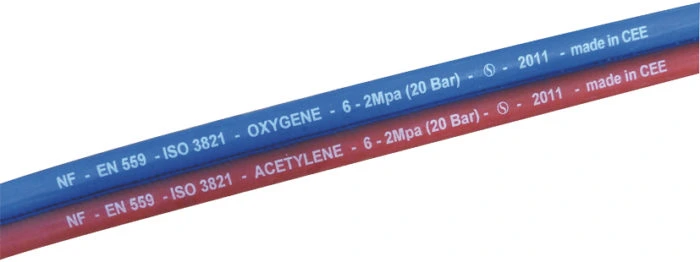 TUYAU JUMELÉ OXYGENE + ACETYLENE 6X13 MM