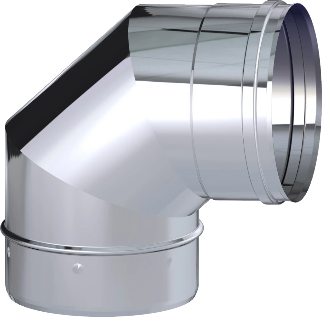 Coude 87° Ø180 SWJ INOX 316L DINAK