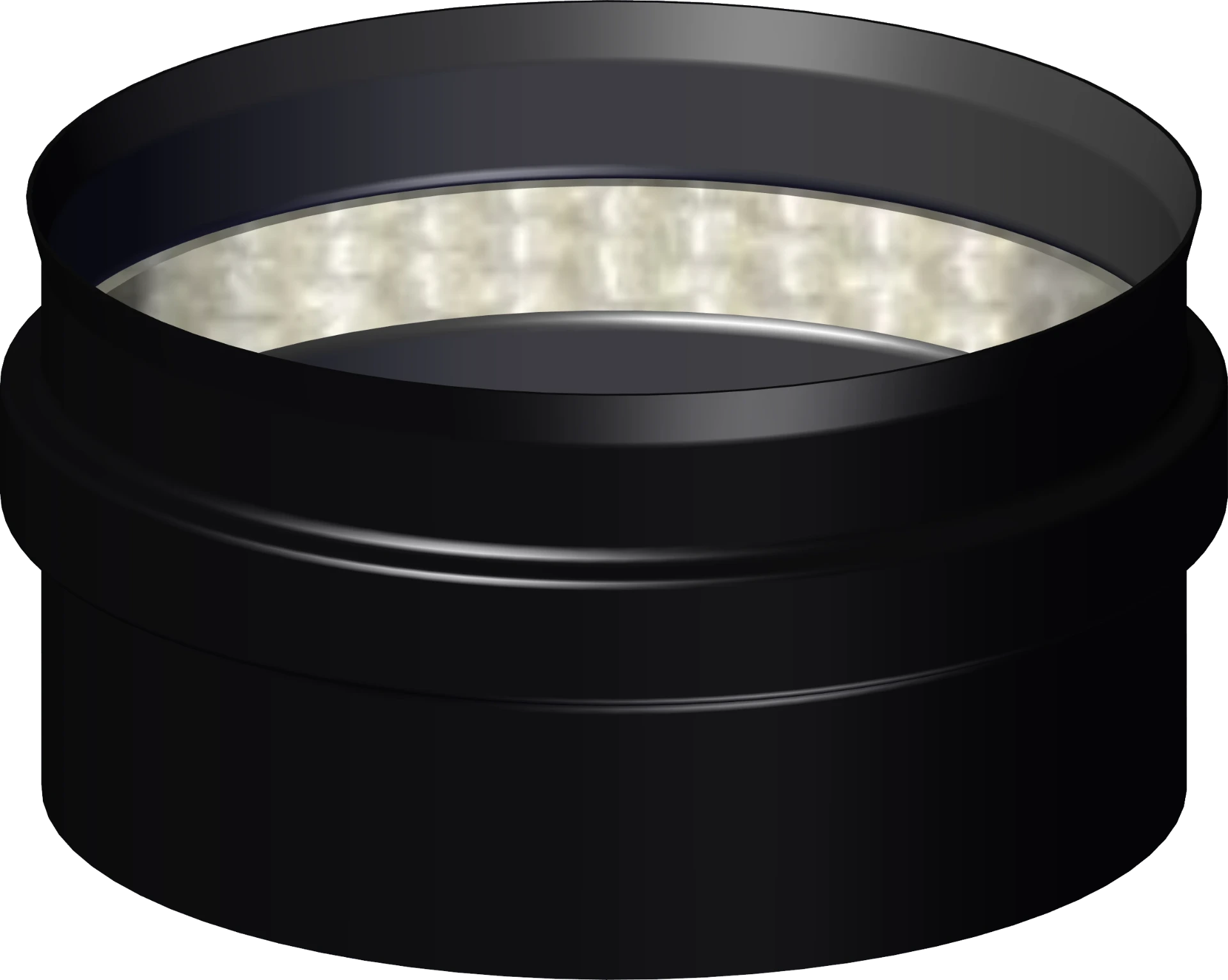 Tampon de visite court  Ø80 SW PELLETS BLACK DINAK