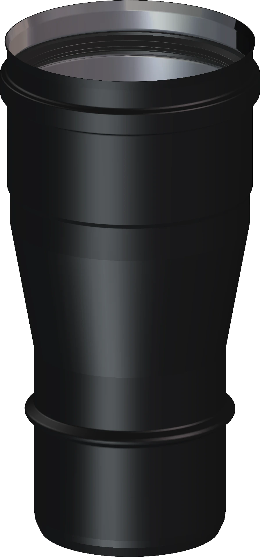 [265069FAD026SWJNA] Augmentation Ø80 - Ø100 conique centrée SW PELLETS BLACK DINAK