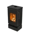 POÊLE A BOIS THERMOROSSI ZEN W SUR PIED  PUISSANCE NOMINALE : 7,7 KW