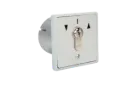 CONTACTEUR A CLÉ (MR 1-2T/1) 2 SENS A IMPULSION BOITIER ALUMINIUM A ENCASTRER IP54
