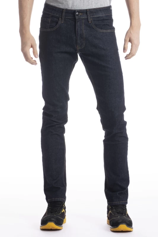 [291WORK2-40] PANTALON JEANS BRUT WORK2 NOIR (T40)