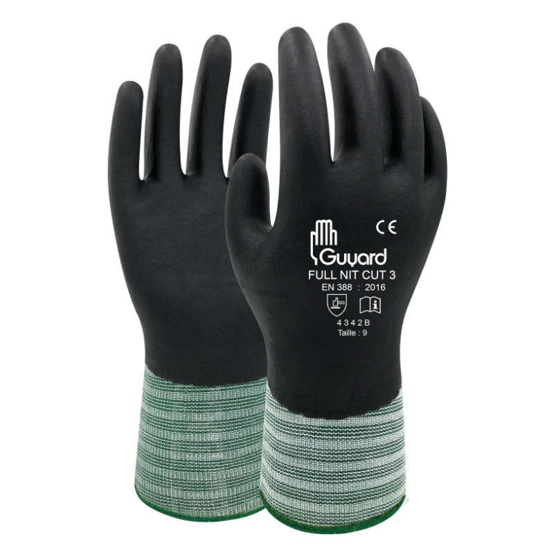 [4384342B09] GANTS ANTI-COUPURES FULL NIT CUT 3 (T9)