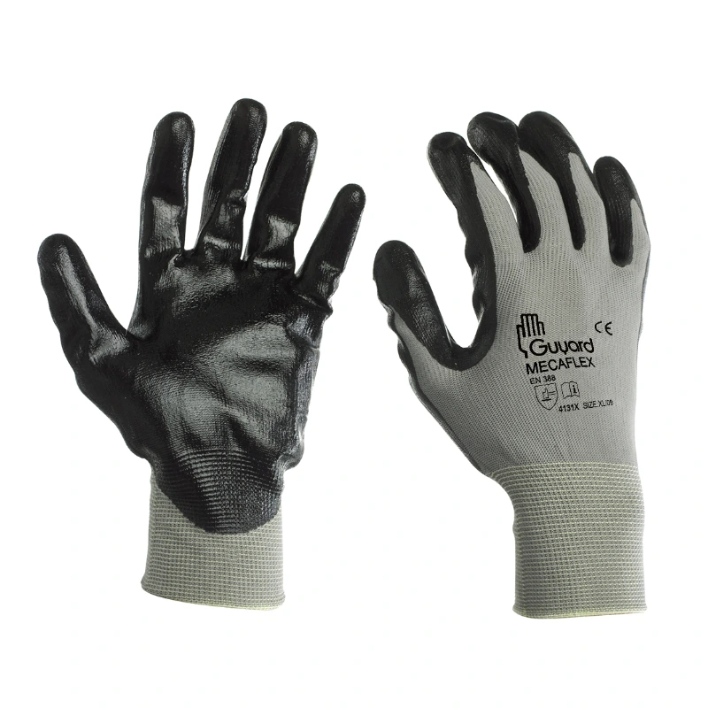 [4384131X08] GANTS NYLON PAUME NYTRILE MECAFLEX (T8)