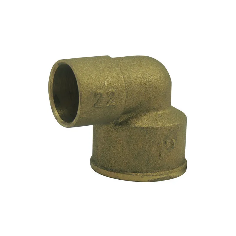 COUDE LAITON FEMELLE 962 15X21 À SOUDER 12 MM