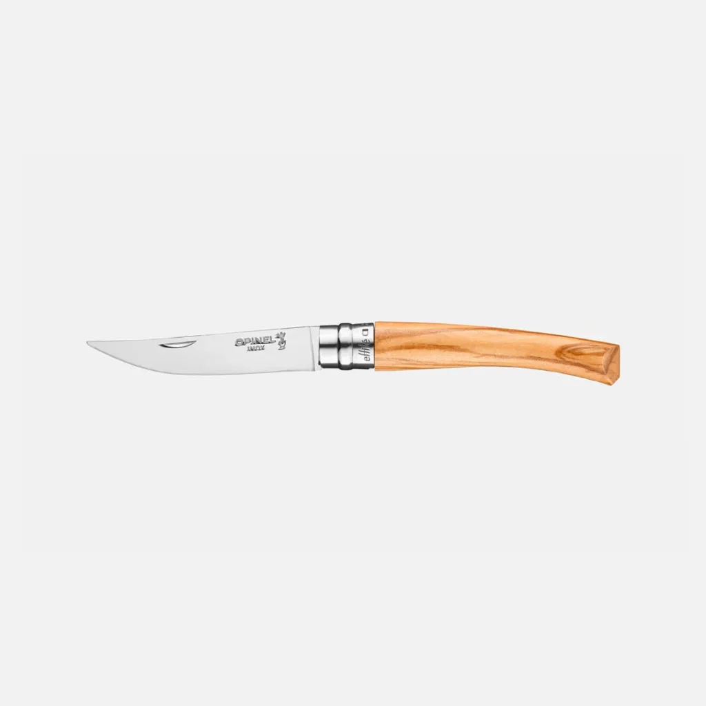 [123511208] COUTEAU OPINEL LAME INOX EFFILEE N° 8 MANCHE OLIVIER