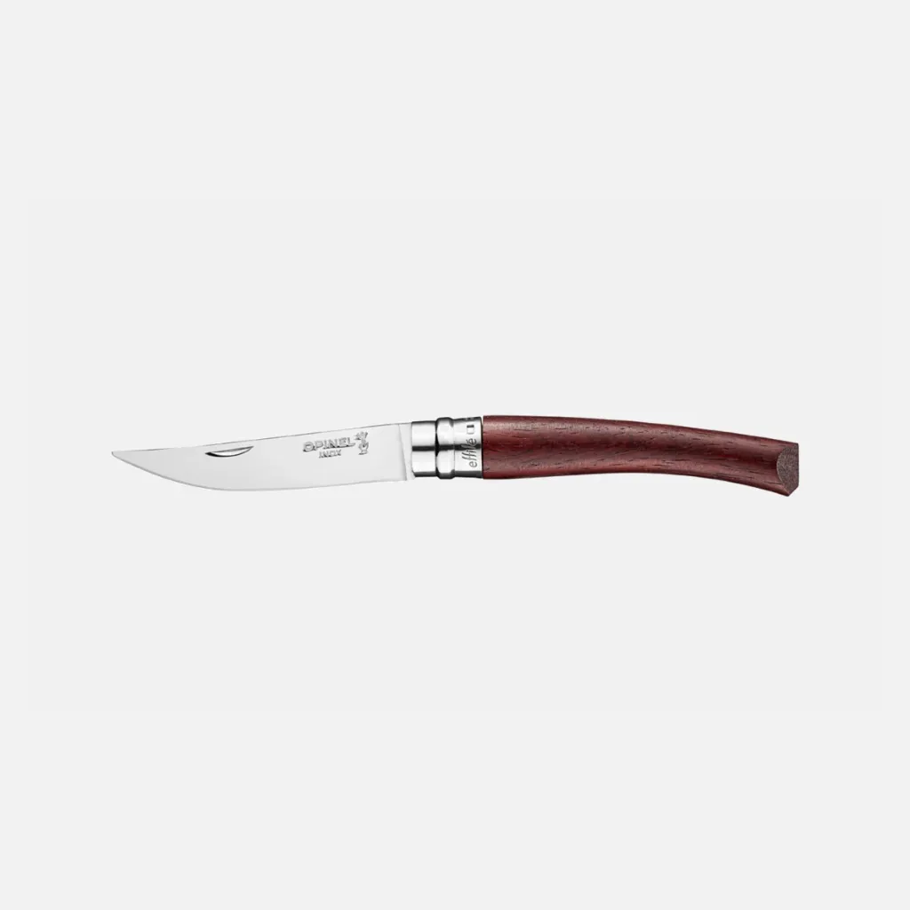 [123511308] COUTEAU OPINEL LAME INOX EFFILEE N° 8 MANCHE BUBINGA
