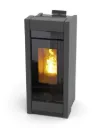 POÊLE A BOIS THERMOROSSI WAIR 10,1 KW AVEC HABILLAGE ESSENZA GRIS