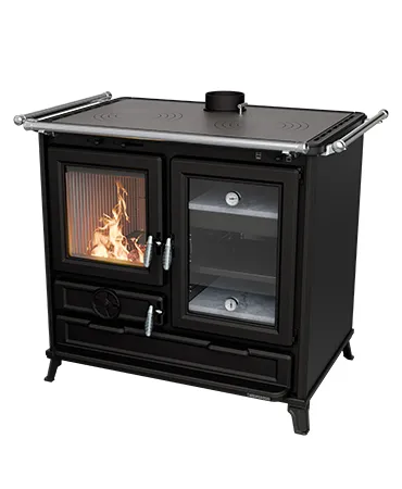 [224WMARGOTEASY] CUISINIERE BOIS THERMOROSSI MARGOT EVO 12,1 KW SORTIE 130 MM