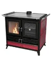 CUISINIERE BOIS VIOLA EVO 12,1 KW 130 MM CERAMIQUE BORDEAUX