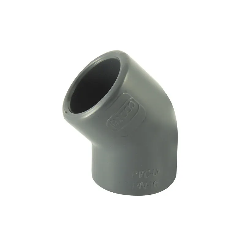 [25222] COUDE PVC PRESSION HIV  45° 20