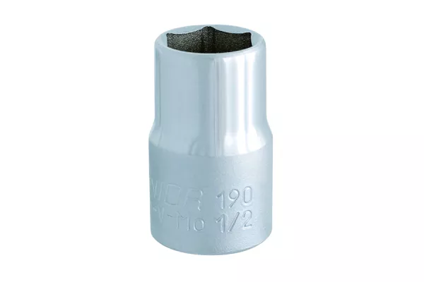 DOUILLE UNIOR 190/1 CARRÉ 1/2" 6 PANS 22 mm