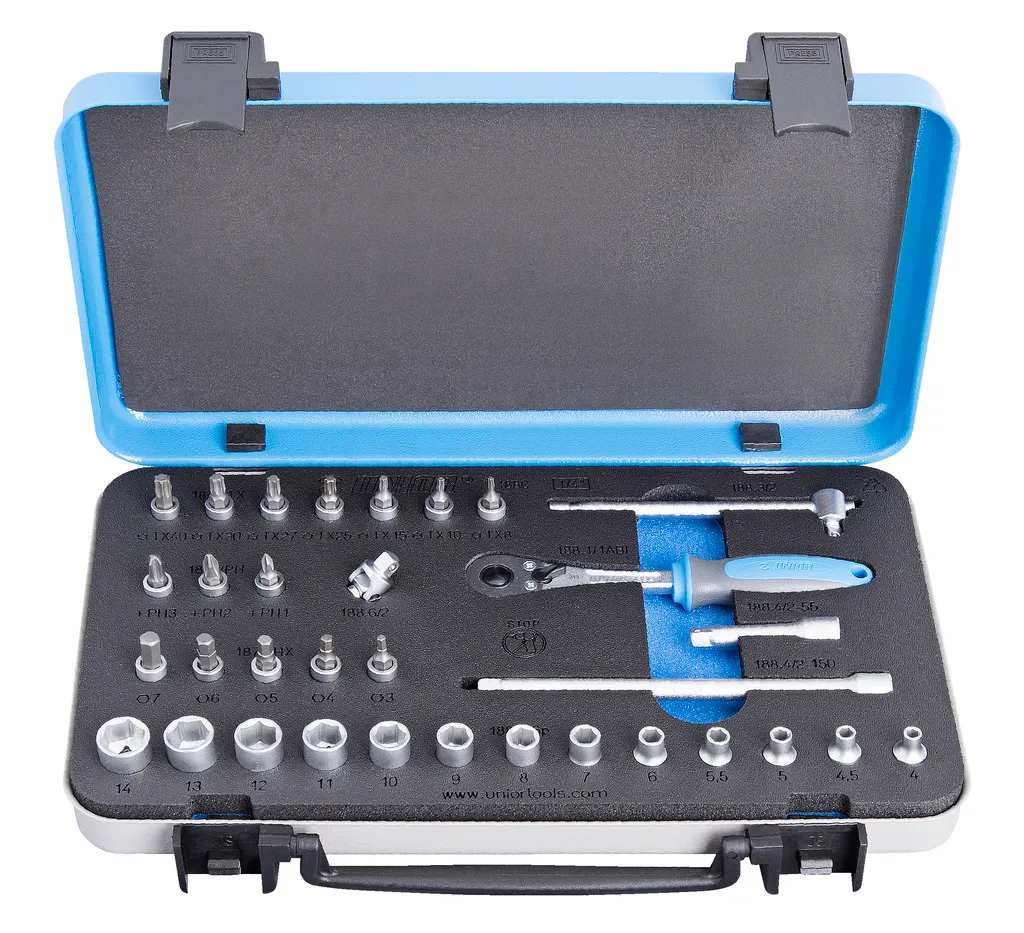 [25315151] COFFRET DOUILLES 188C BI 1/4'' 33 PIECES