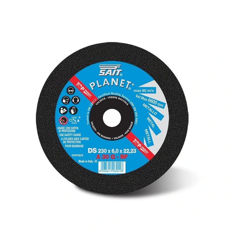 DISQUE D'EBARBAGE A MOYEU DEPORTE PLANET-DS 230X6,5X22,23 A30Q