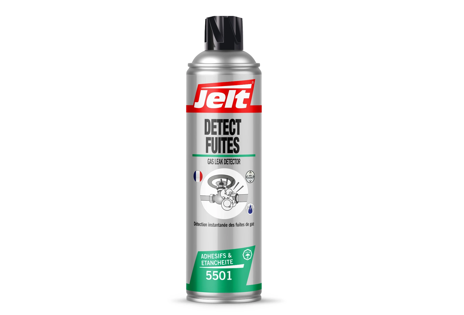 [307005501] DETECTEUR FUITES GAZ JELT 5501 AEROSOL 650/400 ML
