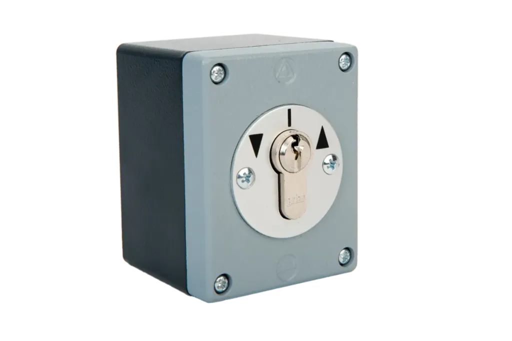 [197001130110] CONTACTEUR A CLÉ (J-APZ 1-2T/1) 2 SENS A IMPULSION BOITIER ALUMINIUM EN SAILLIE IP54