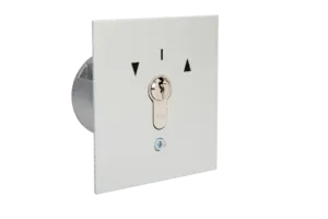 [197117130110] CONTACTEUR A CLÉ (MSR 1-2T/1) 2 SENS A IMPULSION BOITIER ALUMINIUM A ENCASTRER IP54
