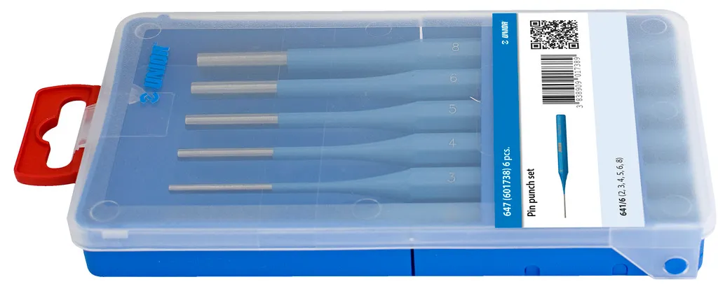 JEU DE 6 CHASSE-GOUPILLES UNIOR 647 EN BOÎTE PLASTIQUE