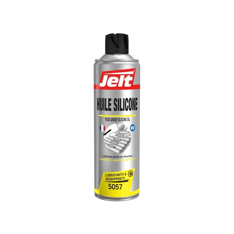 [307005057] HUILE SILICONE ALIMENTAIRE "NSF" JELT 5057 AEROSOL 650/500 ML
