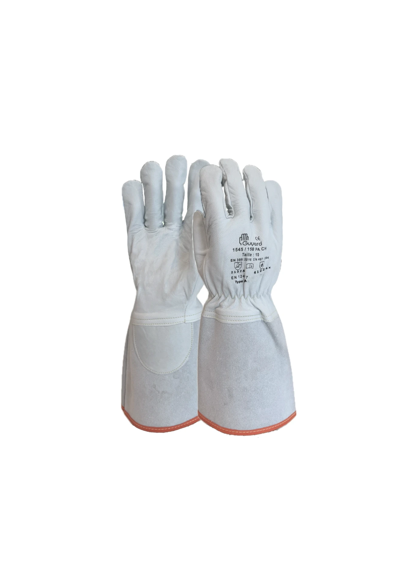 [4383210] GANTS SOUDEUR 1545.150PA T.10 CUIR CHEVRE - NORME EN 388